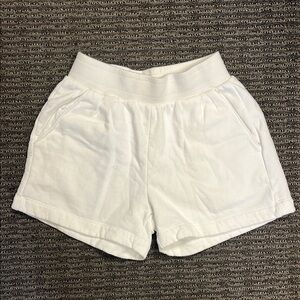 Women's White Casual Shorts